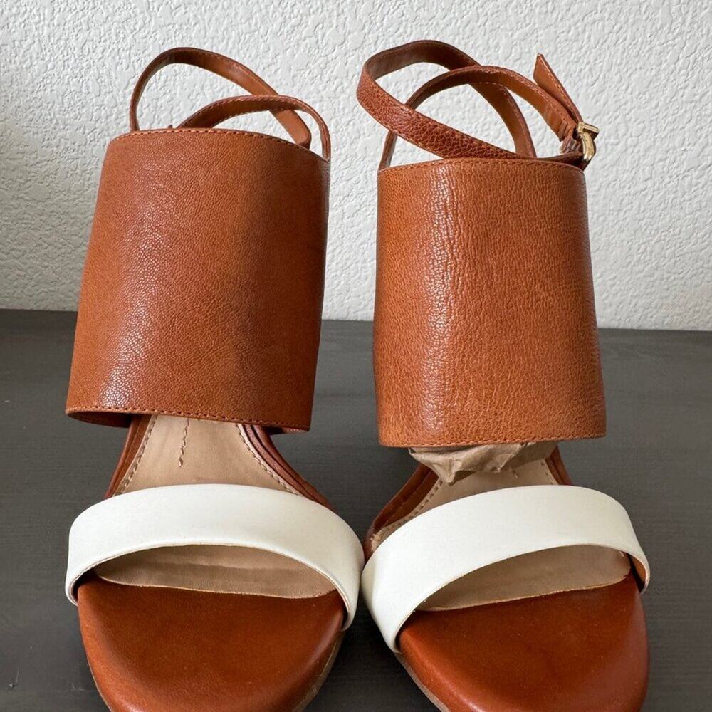 Gianni Bini | Strappy Leather High Heeled Sandals size 6.5 - Picture 4 of 13